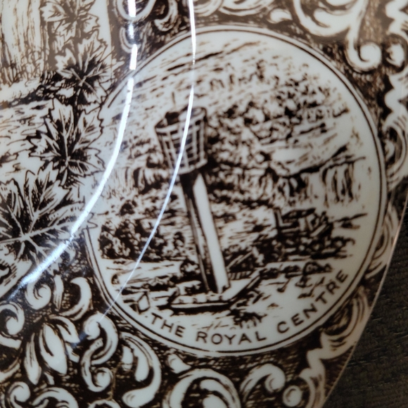 Vintage Wood & Sons English Ironstone Niagara Falls Canada Plate - Picture 6 of 8